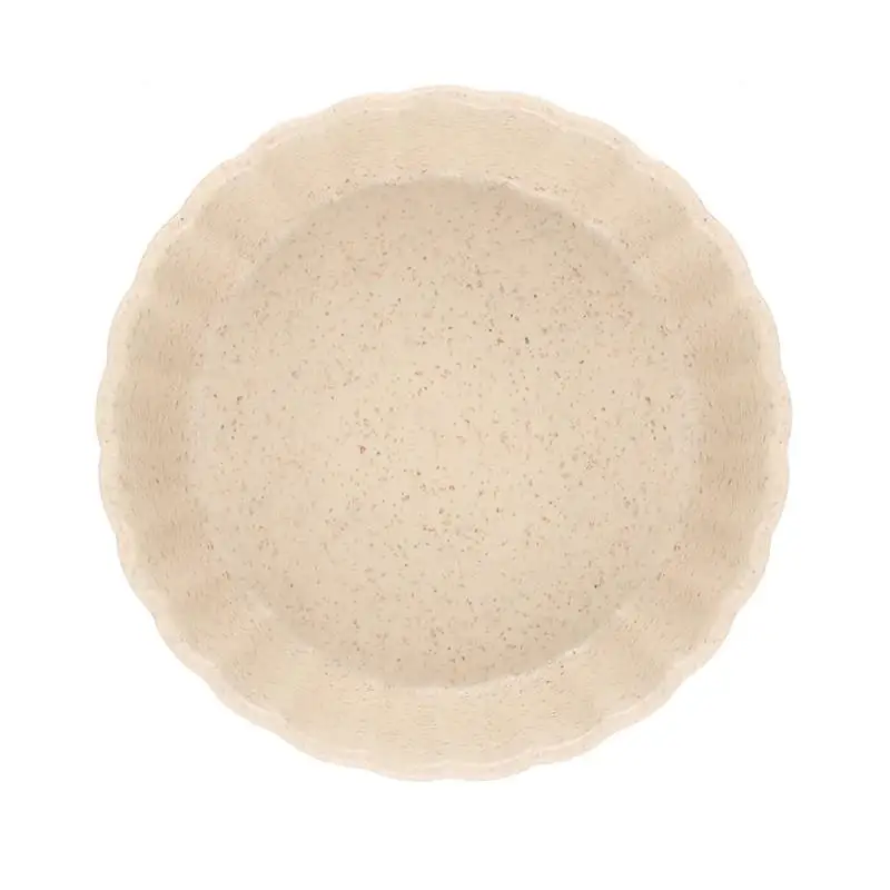 1 шт. пшеничная многоцелевая чаша для приправ в форме листа в форме сердца миска для приправ маленькие тарелки для закусок блюдо соус легко моющиеся кухонные инструменты - Цвет: Beige Round