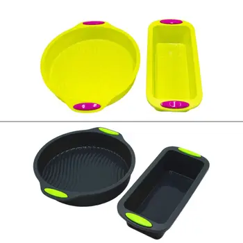 

2 Pcs Silicone Bakeware Set | Food Grade Premium Silicone Molds ,bpa-free Food Grade Silicone Baking Nonstick Molds Set