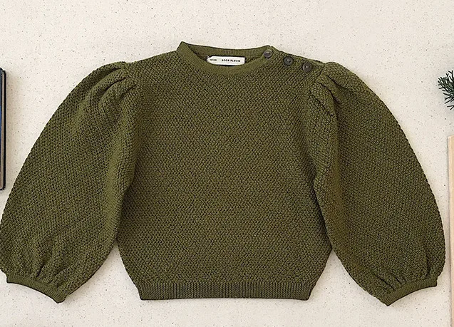 Детские свитера; Новинка года; сезон осень-зима; Красивый вязаный пуловер для девочек; Модная хлопковая одежда для маленьких детей; топы - Цвет: Green sweater