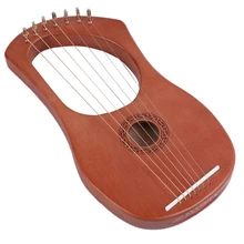 7-строка Лира Арфы строки одноцветное красное лесенка из дерева и веревки для музыкального инструмента 7-строка Лира Арфы строки одноцветное красное лесенка из дерева и веревки для музыкального инструмента