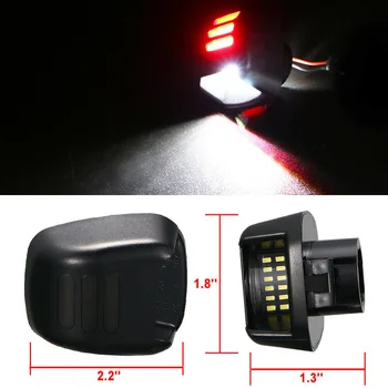 

1 Pair LED License Plate Light Lamp Kit 6000K For Nissan Frontier Xterra