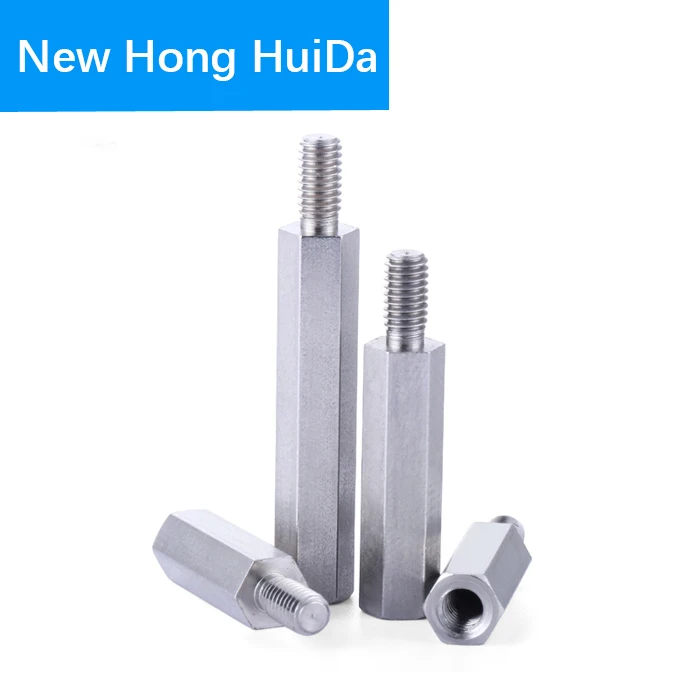 Hex Male M3 Pillar Nuts Washers PCB Hexagonal Standoff Studs Nickel Support 