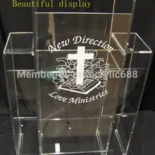 Деревянная мебель Высокое качество цена разумная дешевая прозрачная акриловая Трибуна акриловая Подиум