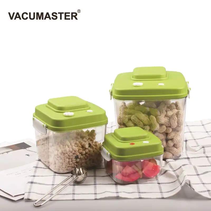 Voedsel Opslag Container Set Met Vacuum Luchtdicht Deksel Quick Marinator Lekvrije Opslag Containers Opbergdoos Keuken Opslag Flessen Potten Aliexpress