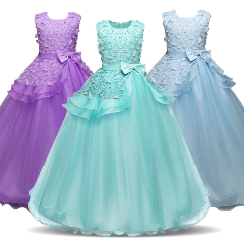 Винтажное платье с цветочным узором для девочек на свадьбу; вечернее детское платье принцессы; праздничное длинное платье; Детские платья для девочек; официальная одежда