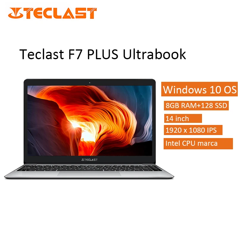 Teclast F7 Plus ноутбук 14 0 'Windows 10 Домашняя версия Intel Gemini Lake N4100 четырехъядерный 1 ГГц 8