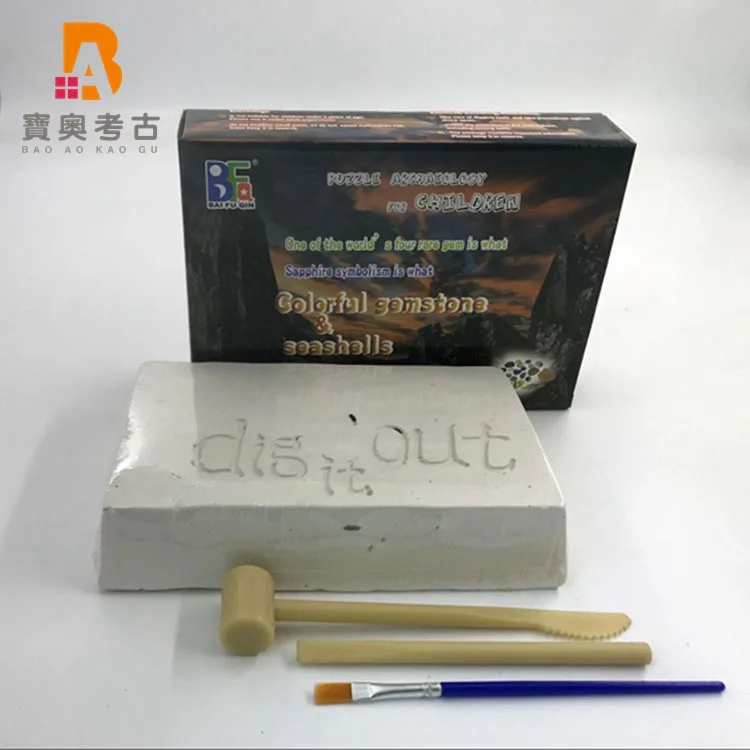 

Archaeological Dinosaur Excavation Kit Simulation Archaeology Digging Up Fossils Toy Model Children Learning Educational Toy