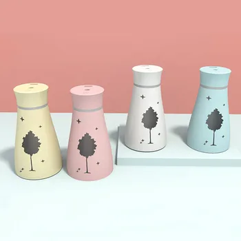

3 in 1 Maple Leaf USB Air Humidifier 200ml Ultrasonic Aroma Diffuser LED Lamp Mini USB Fan Office Air Purifier