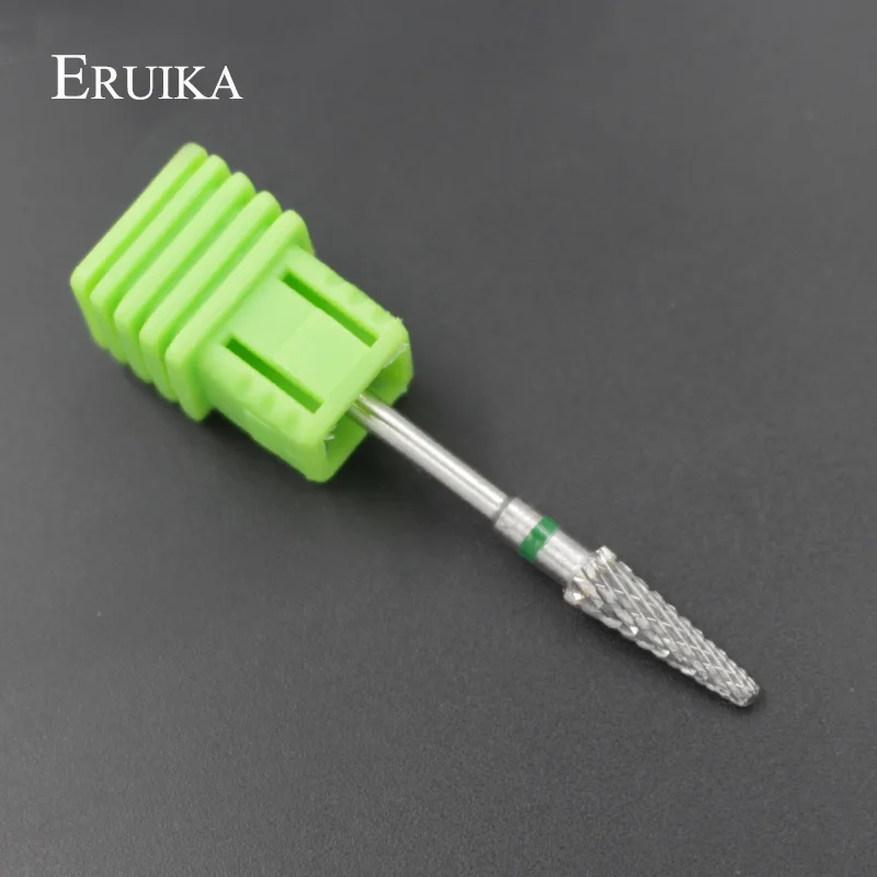 ERUIKA карбид вольфрама сверло для ногтей 3/32 &quotножные кутикулы чистые сверла