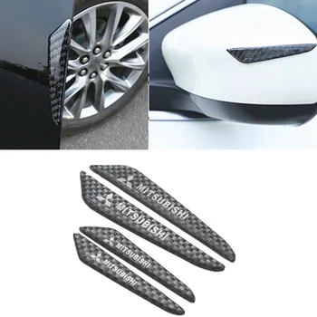 

4PCS Car Door Anti-collision Bumper Strip Guards Side Protector Sticker for Mitsubishi lancer asx outlander pajero l200 galant