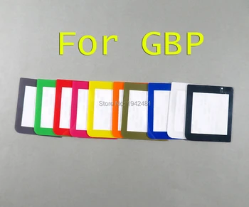 

10pcs Good quality Colorful Replacement plastic protective screen lens with logo for Gameboy Pocket GBP
