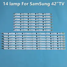 14 шт. светодиодный полосы 2013SVS42F для samsung 42 ''ТВ D2GE-420SCB-R3 D2GE-420SCA-R3 UE42F5000AK HF420BGA-B1 UE42F5500 UE42F5300