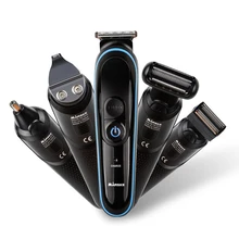 5 в 1 Электрический триммер для стрижки волос Многофункциональный костюм волосы в носу бритье надписи USB перезаряжаемая машинка для стрижки волос