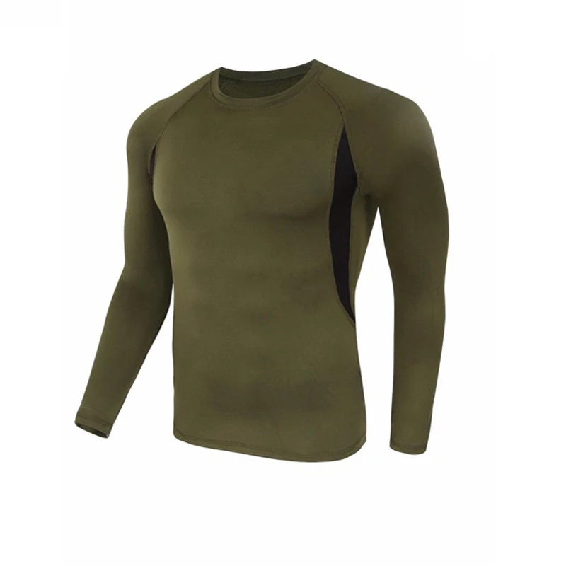 Hot Sale Underwear Men's sports Compression Base layer Thermal ski underwear Fleece Khaki long johns winter thermal underwear