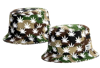 

CAMO Maple leaves bucket hat