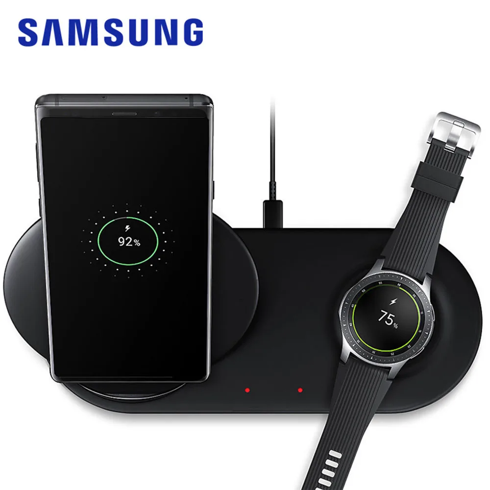

EP-N6100 25W Samsung Wireless Adaptive Fast Charger 2.0 Stand QI Adapter Pad For Galaxy S8 S9 S0 Note 9 10 Watch Sports S2 S3 S4