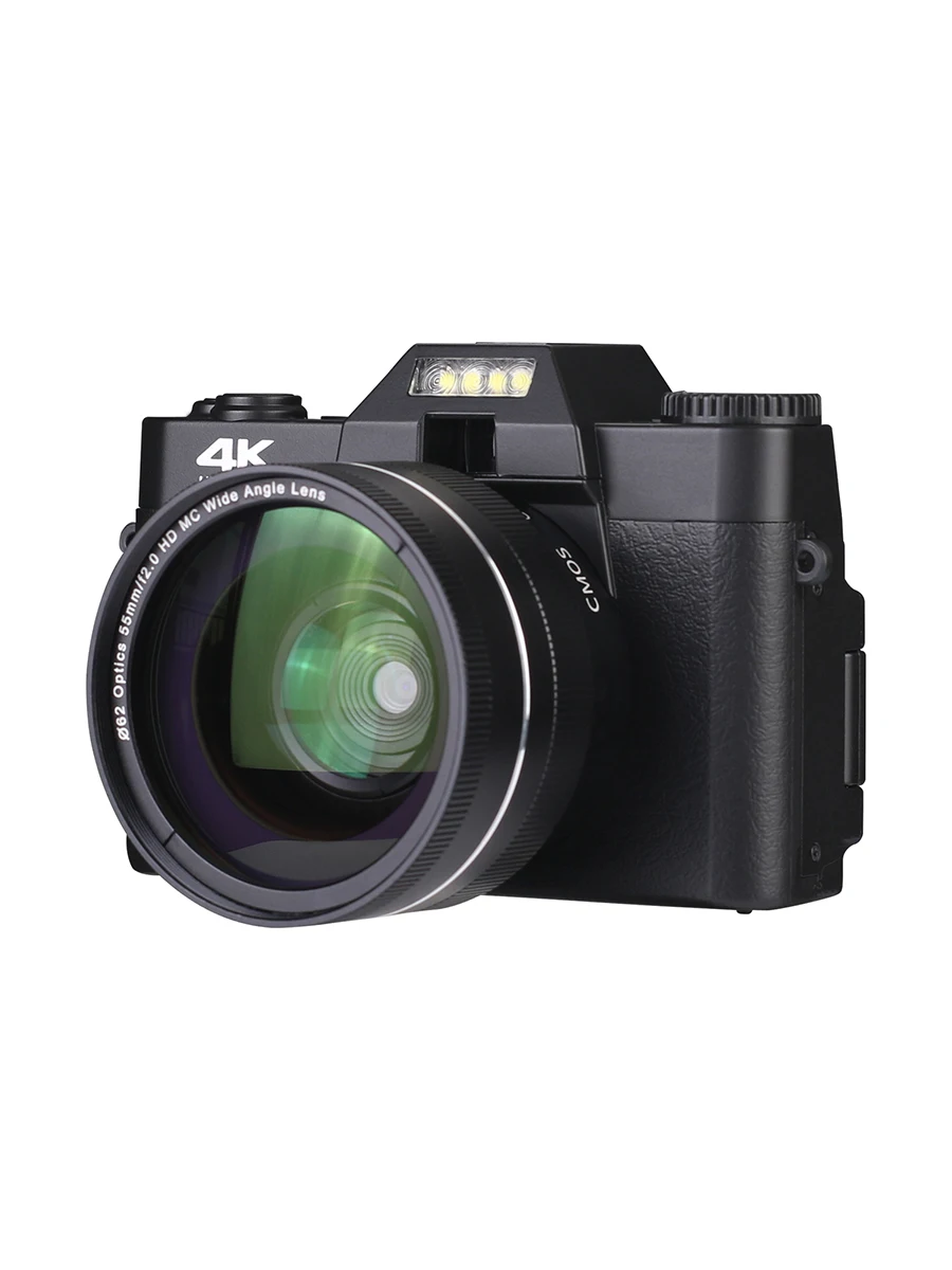 KOMERY Digital Camera 4K Camera 3.0 Inch LCD Flip Screen Video Camera 16X Digital Zoom HD Output Support WiFi Selfie Cam-3