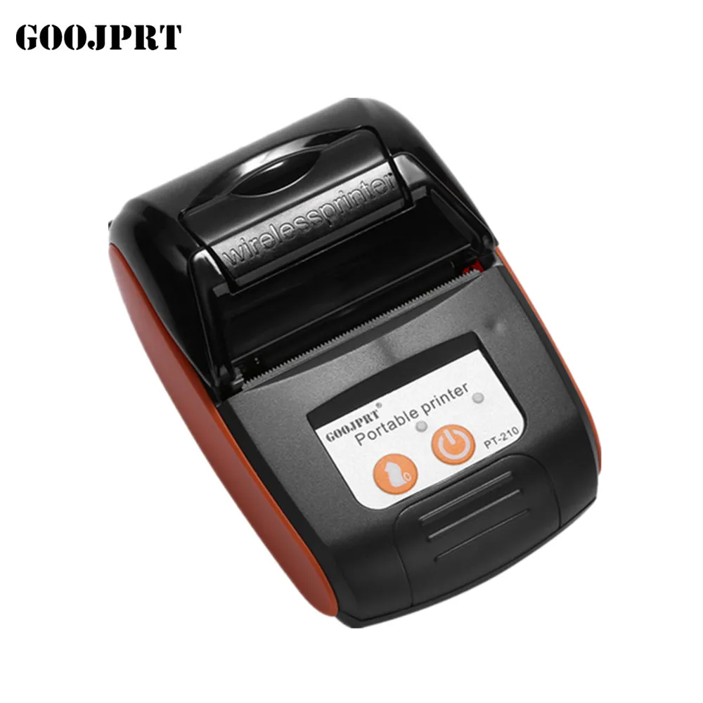 GOOJPRT портативный Bluetooth принтер мини карманный принтер мобильный Термальный чековый принтер для iOS Android Windows ручной 58 мм