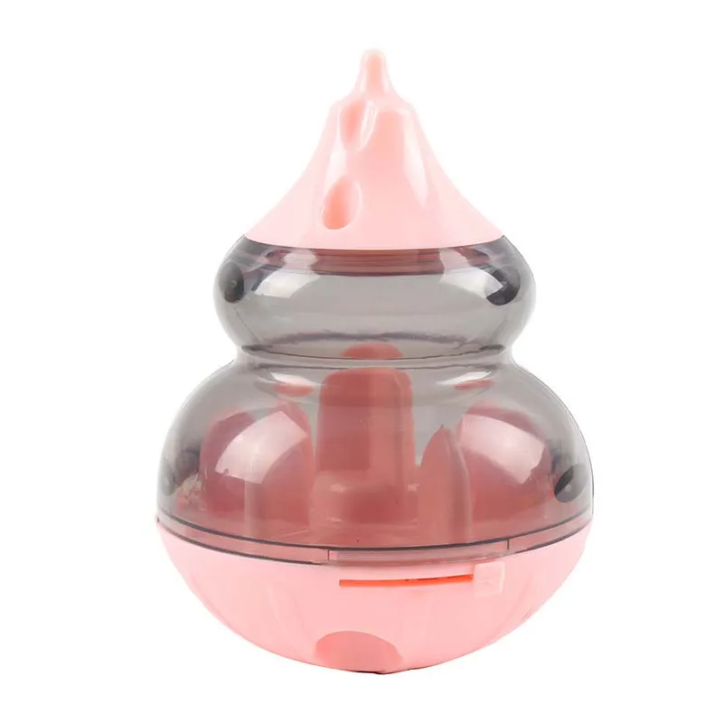pink Пазл игрушка для собак Укус устойчивостью корм для собак игровой мяч интерактивный питомец собака Кот тряски утечки Еда мяч игрушка Товары для собак - Цвет: pink