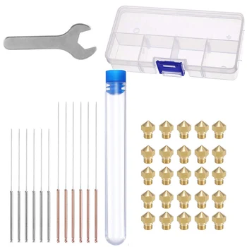 

Durable 3D Printer Accessories MK10 Nozzle Cleaning Needle Wrench Kit Printer Parts Cleaning Tool _WK