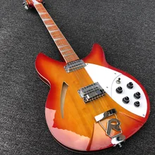 High quality 12 String Electric Guitar, Ricken 360 Electric Guitar,Cherry red Burst body,Rosewood fingerboard,free shipping