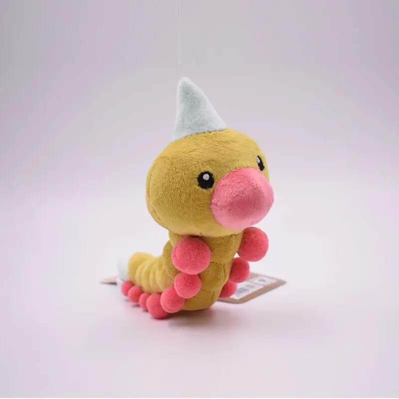 Новинка, 19,5 см, плюшевая мягкая милая кукла Weedle, медное животное, положительная энергия, хорошее качество, рождественский подарок для детей