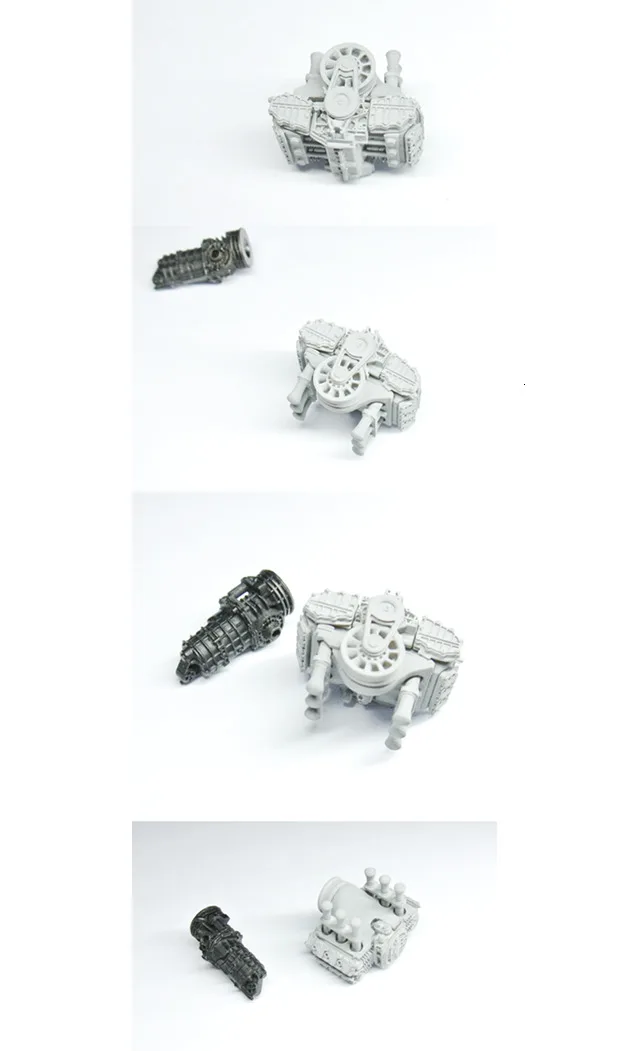 1:64 Scale Resin Model Self-control Manual Engine Cooling Air Level Is Placed Engine Model Modification Scene Layout Hobby Toys