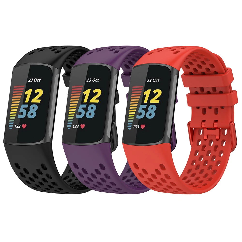 

Спортивный ремешок Essidi для Fitbit Charge 6, мягкий силиконовый браслет для часов, браслет-петля для Fitbit Charge 5, для женщин и мужчин, браслет на запястье