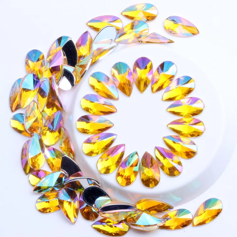 500 Stick-On Aquamarine /& Pearl Colored Crafting Crystals Rhinestone Diamante
