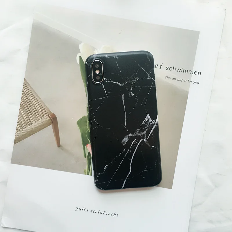 Матовый мраморный ТПУ чехол для iPhone XR XS Max casescry силиконовый чехол для iPhone 11 Pro Max Xr X 8 7 6S plus задняя крышка Coque shell - Цвет: 3