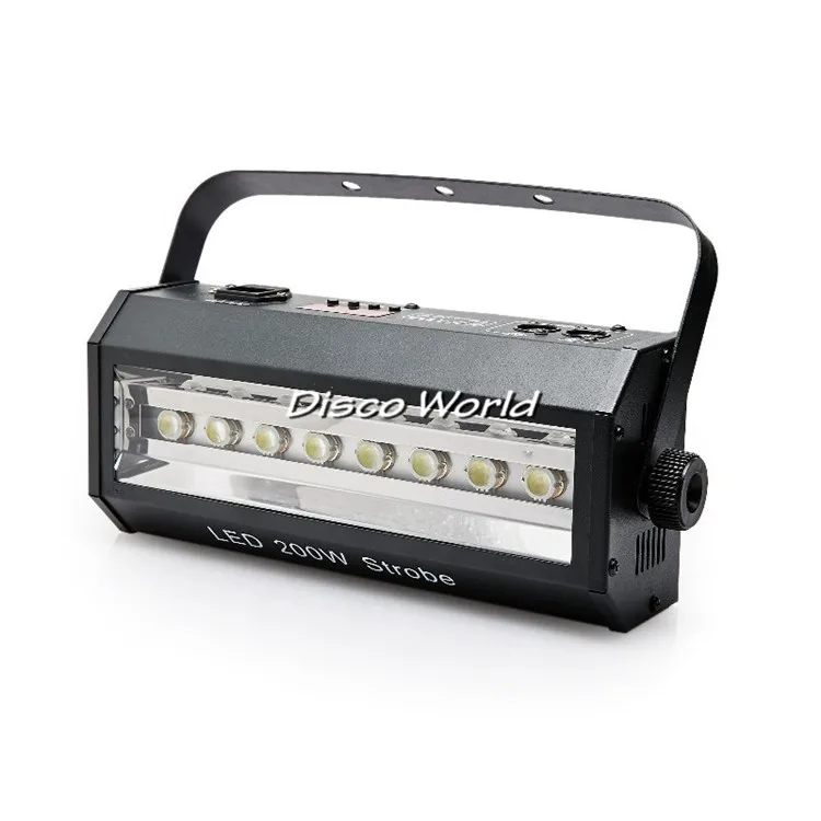 DMX Disco Lichter 200W LED Strobe Licht Weiße Farbe LED Stroboskopischen Licht Club DJ Party Lichter Auto/Sound Control Bühnen Beleuchtung – Detail 2