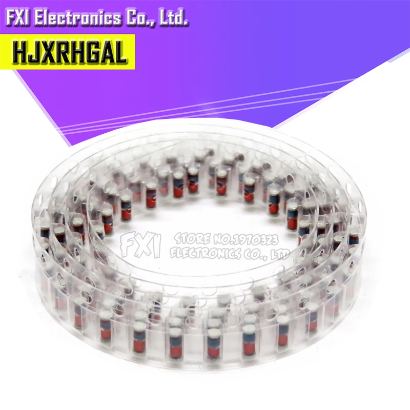 200 шт. ZMM 3V 3V3 3V9 4V7 5V1 7V5 8V2 10V 12V 15V 16V 18V 20V 24V LL34 SMD зенеровские пакет диодов 1/2W 0,5 w чип зенеровский диод