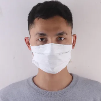 

5PCS Unisex White Cotton Mask Simple Masque Cycling dust-proof Breathable Washable Mouth Face Mask Warm Masks mascarillas