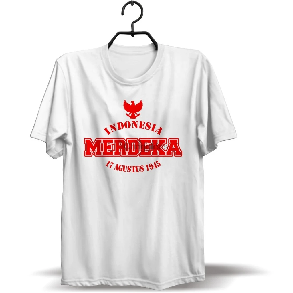 Сделанная на заказ футболка SABLON DTF DESAIN INDONESIA MERDEKA |