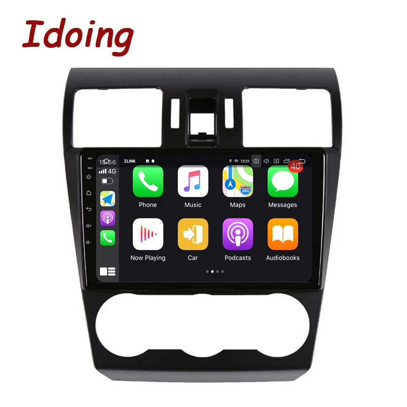 Idoing 9inch Android 13 Radio Head Unit Qualcomm Chip For Subaru WRX Sti XV Forester 2015-2021