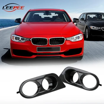

LEEPEE Auto Accessories For BMW E46 Fog Light Cover M3 2001-2006 Front Bumper Plastic Car Surround Air Duct Car Dual Hole
