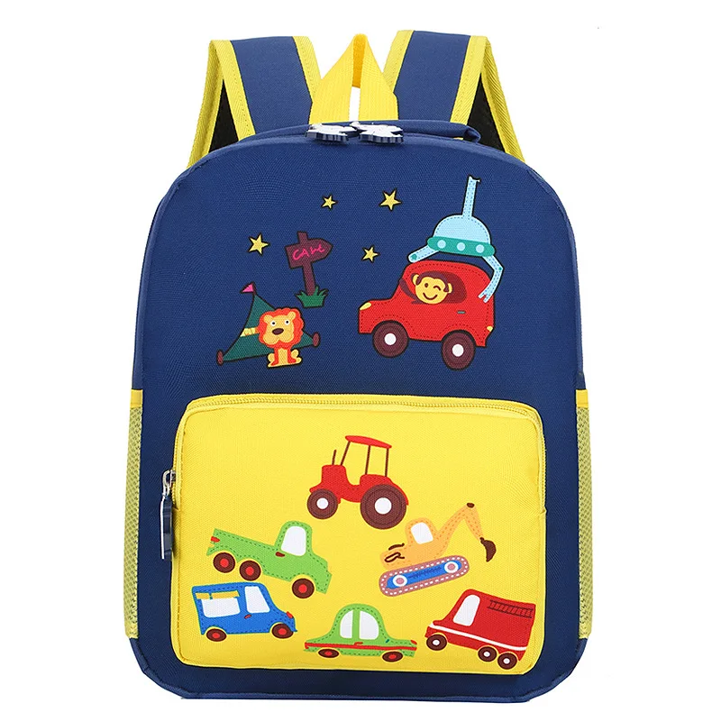 Mochilas escolares de dibujos animados para niños, morral ligero con estampado para niños, impermeable, nuevo