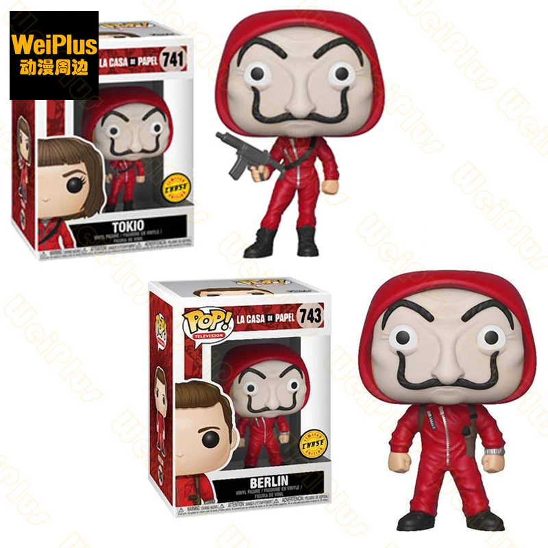 Funko pop La casa de papel Токио профессор Денвер Берлин виниловые игрушки экшн фигурки