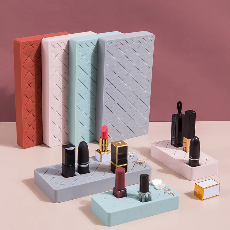 Organizer Desktop Multi Grids Jewelry Cosmetic Makeup Box Eyebrow Pencil Display Brush Lipstick Storage Rack Holder Silicone storage box makeup organizer jewelry box makeup storage box cosmetic storage box jewelry organizer