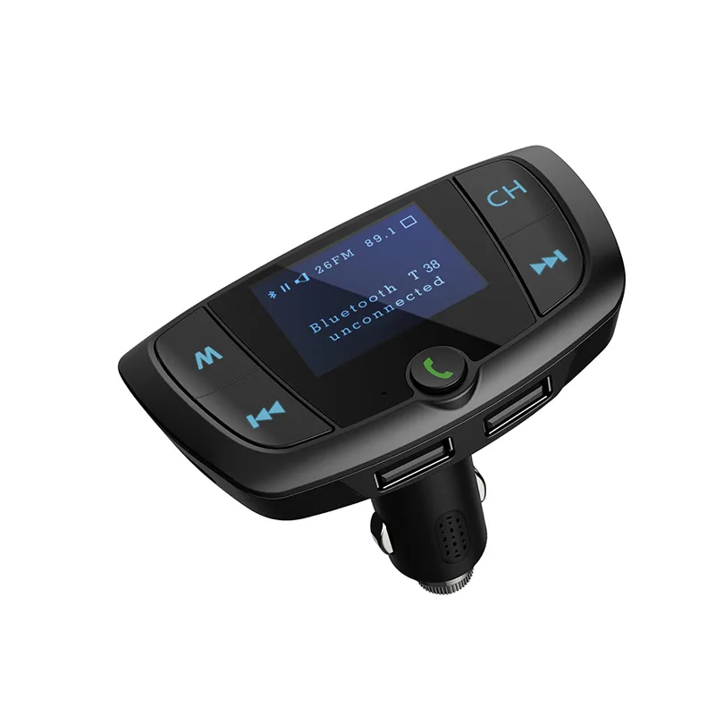 Робот автомобильный fm-передатчик Bluetooth Handsfree автомобильный комплект TF карта/U диск аудио автомобильный mp3-плеер с большим ЖК-экраном