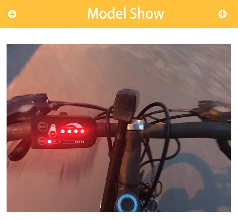 Электрический велосипед 810 светодиодный дисплей для электрического велосипеда велосипедный измеритель скорости подключения фара для электрического велосипеда и контроллер E части велосипеда