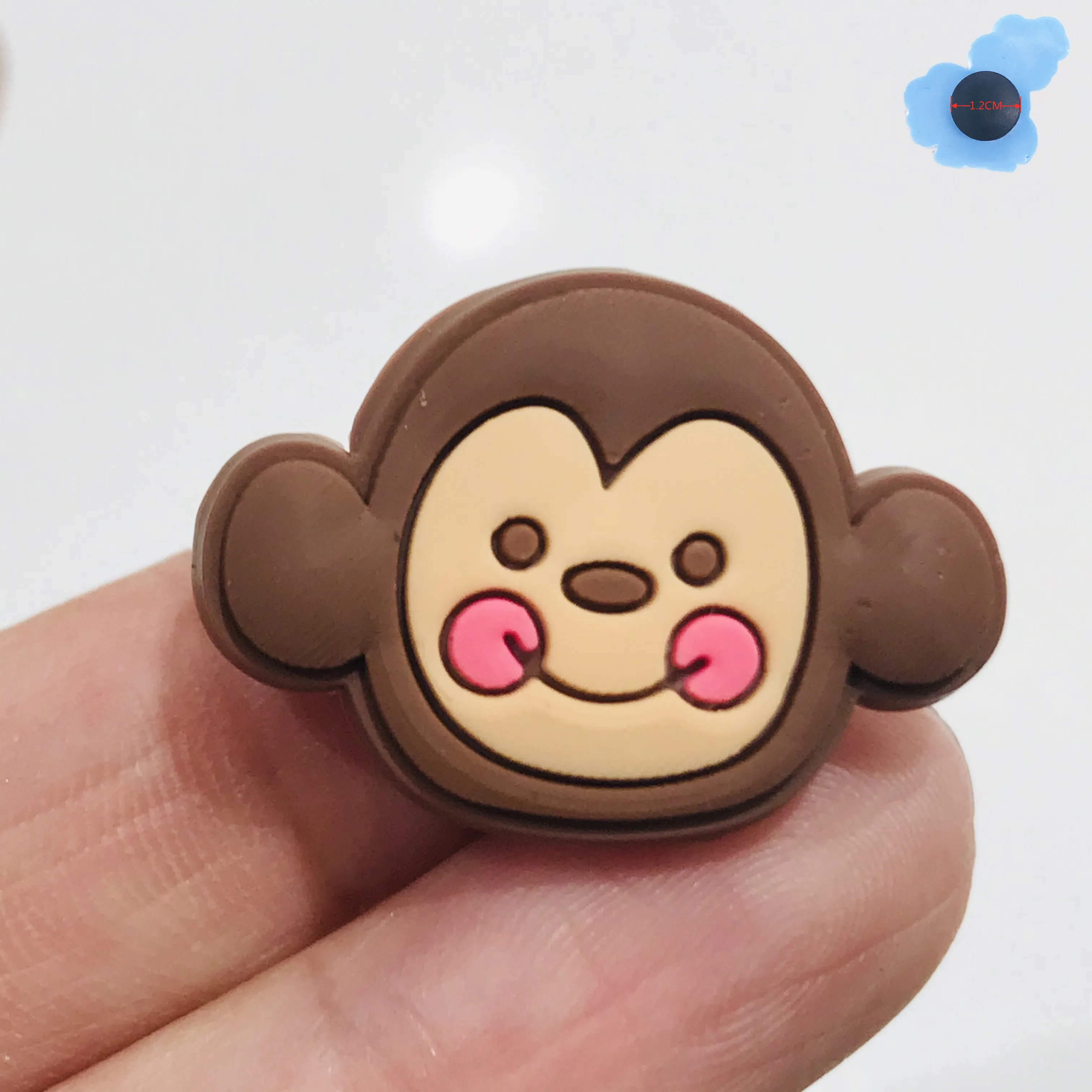 

1pcs PVC Lovely Monkey Rabbit Flamingo Animals Shoes Accessories Garden Shoe Decorations Fit Children Croc Jibz Charm
