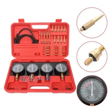  Professional Universal Car Fuel Vacuum Carburetor Synchronizer Set 4 Gauges Tool Kit For Motorcycle Car 