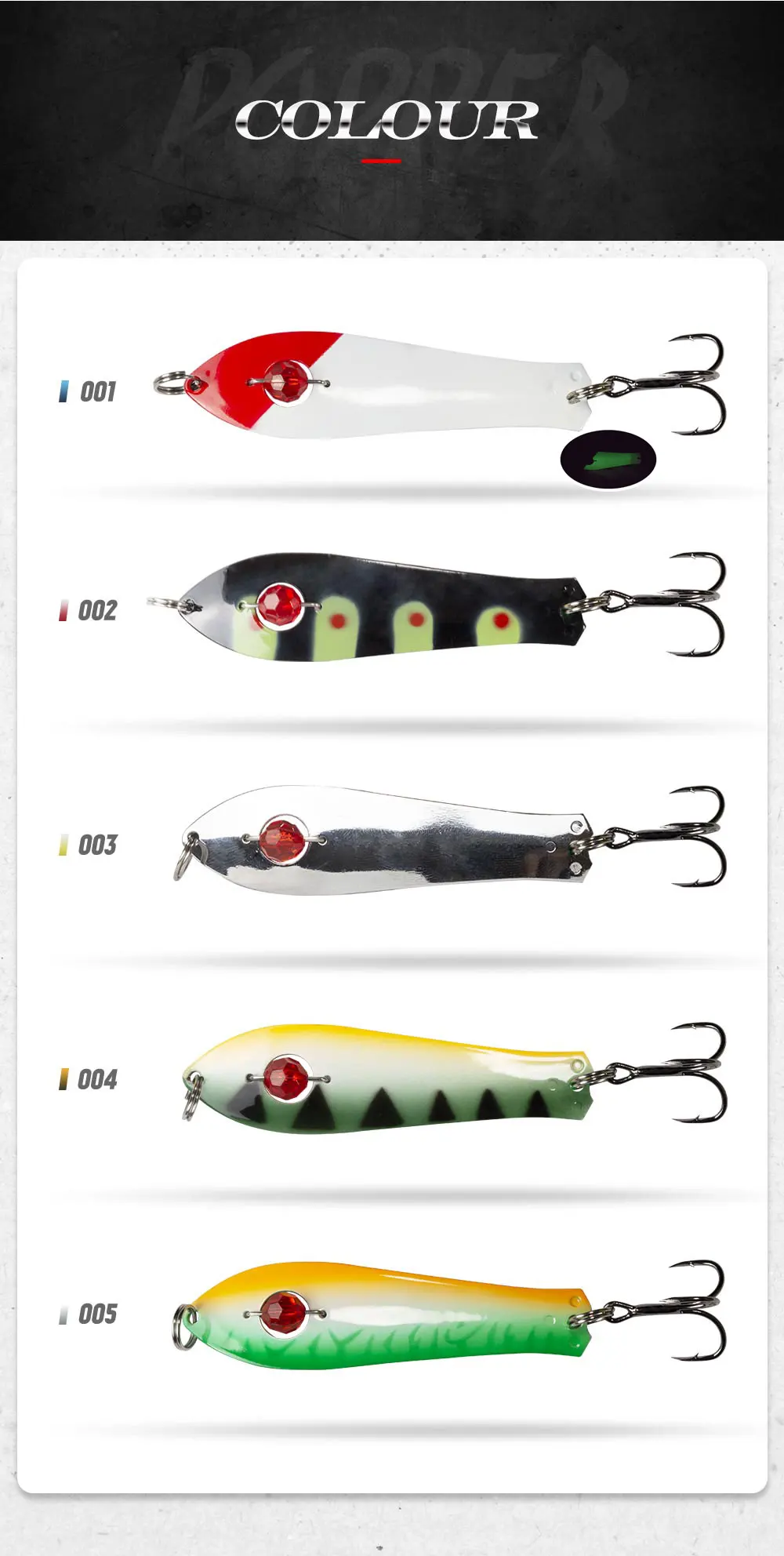 Conjunto de Isca de Pesca Poleiro de Água Hunthouse Metal Colher Spinners Afundando Iscas Duras Corrico 75mm 11g Pike Doce Lw810 3 Pçs 5 8 Cheap Iscas artificiais