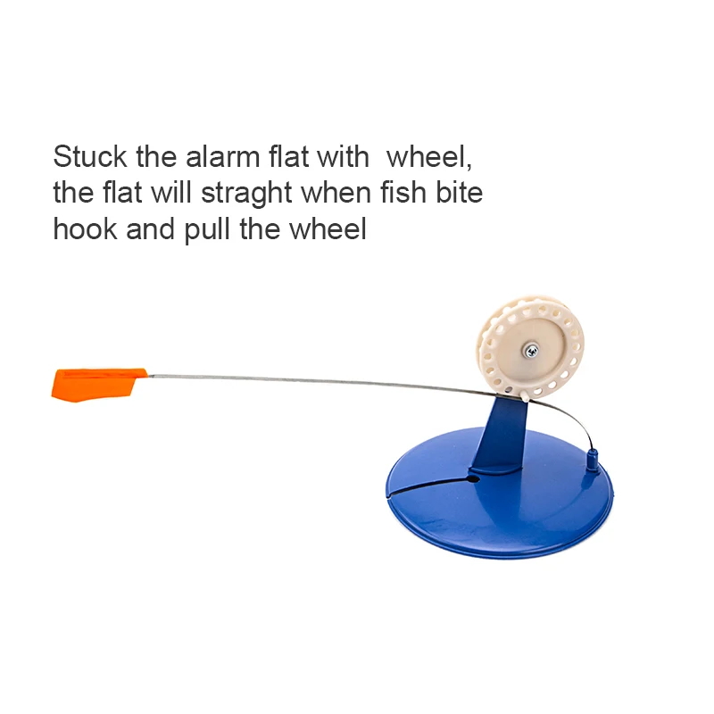 Blue Ice Fishing Rod Tip-Up Ice compact Orange Flag tackle from china CNMW Blue Ice Fishing Rod Tip-Up Ice compact Orange Flag tackle from china CNMW