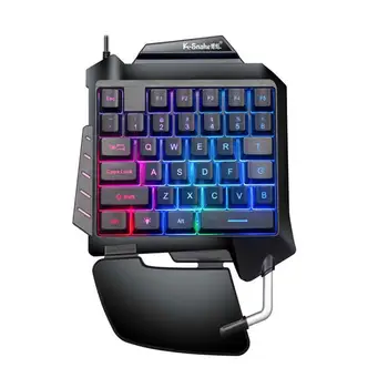 

Single Handed Gaming Mechanical Keyboard for Computer Phones PUBG Gaming