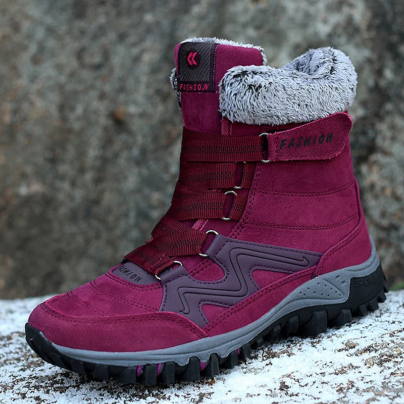 Winter Ankle Leather Boots - Image 2