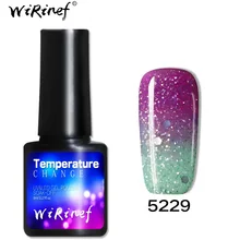 Модный лак для ногтей, 8 мл, меняющий температуру, УФ-гель, Полупостоянный Гель-лак для ногтей, для девушек, сексуальный инструмент для украшения ногтей, Nr-201