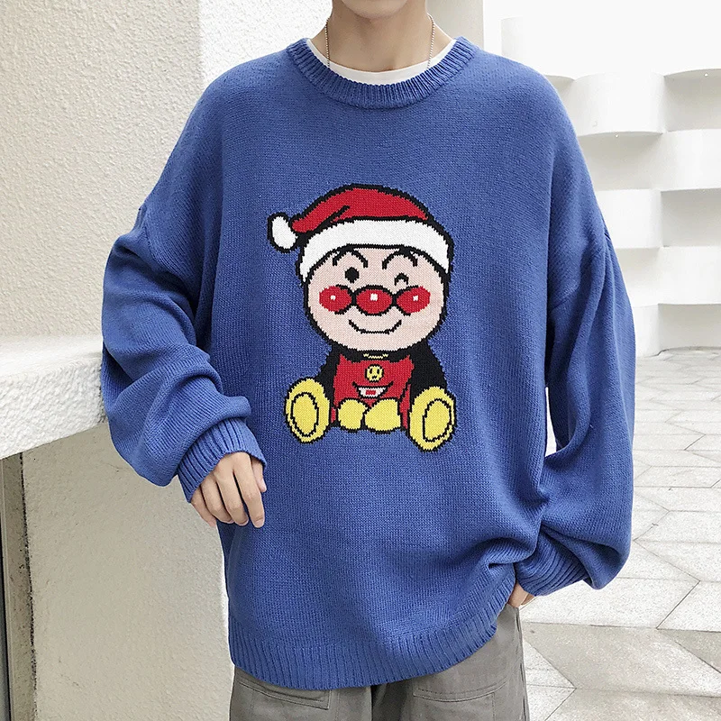 Sweater Male Easy Trend Round Neck Knitting Rendering Shirt Season Pullover Sweater B405 /x07 /p68