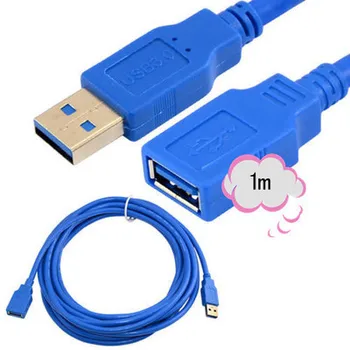 

Cable USB tipo A macho A USB 3,0 Micro B macho mini extension de sincronizacion Cable de datos para Canon Epson HP HDD